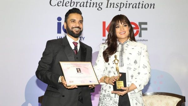 एक्ट्रेस ऋचा चड्ढा 'आई एम वुमन' अवार्ड से सम्मानित, बेटी के जन्म के बाद पहली बार आईं नजर