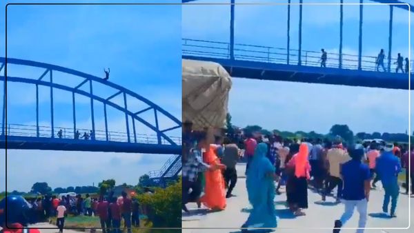UP News: पब्लिक की पिटाई से बचने के लिए युवक फुटओवर ब्रिज पर चढ़ा, फिर कूदकर दे दी जान