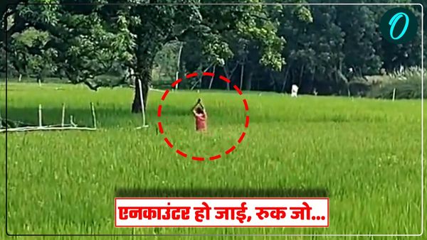 Video: 'एनकाउंटर हो जाई, रुक जो...' SOG की गाड़ी देखते ही कार से कूद कर भागे 4 बदमाश, दो तालाब में कूदे