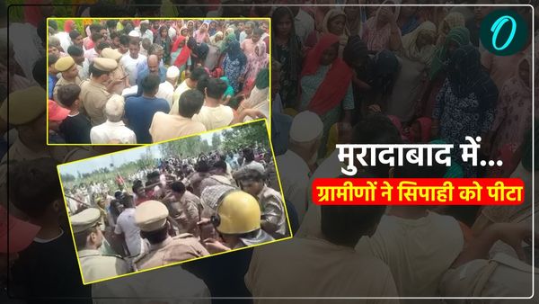 मुरादाबाद में बवाल, ट्रैक्टर पलटने से युवक की दबकर मौत, गुस्साए लोगों ने एक सिपाही को पीटा, फोर्स तैनात