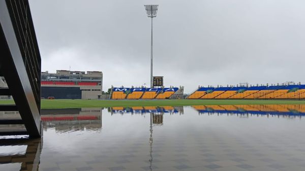 ग्वालियर में IND vs BAN क्रिकेट मैच से पहले स्टेडियम की दीवार ढही, मैदान तालाब में तब्दील