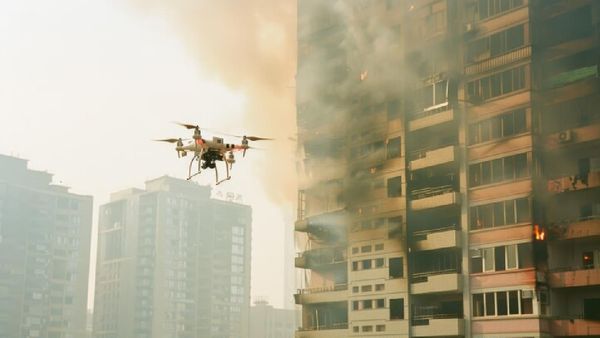 Russian Drone Hits Kyiv Update: रूसी ड्रोन का कीव की ऊंची इमारत पर हमला, मची तबाही, एक की मौत, 5 घायल