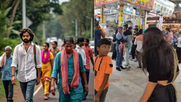 बीच सड़क मंजुलिका बनकर महिला ने लोगों को डराया, सामने आया शॉकिंग VIDEO