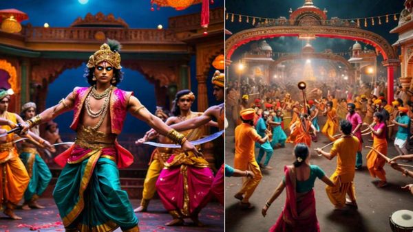 क्या आपने देखी लखनऊ की रामलीला? राम-लक्ष्मण से लेकर भरत-शत्रुघ्न तक... महिलाएं दिखा रहीं जलवा