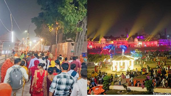 अयोध्या की पंचकोसी परिक्रमा, उमड़ा भक्तों का सैलाब, जयकारों से साथ बढ़ रही संतों, श्रद्धालुओं की टोली