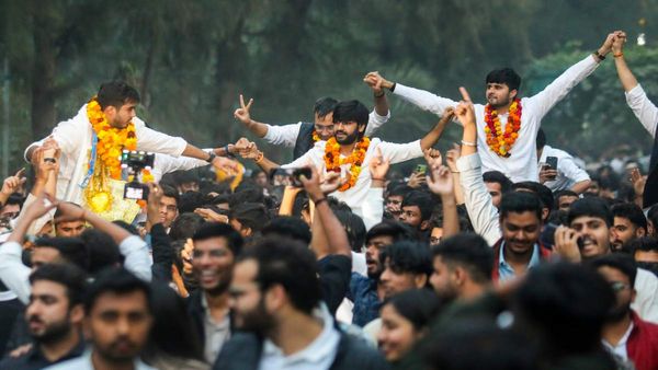 DUSU Elections Results 2024: NSUI का सात साल बाद डूसू पर कब्जा, जश्न का माहौल