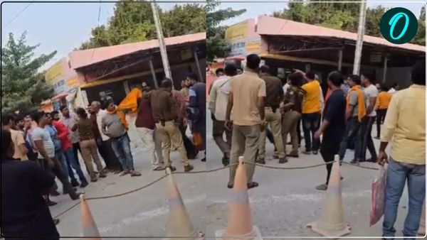 वाराणसी जेल में कैदी की मौत के बाद गुस्साए परिजनों ने दरोगा को पीटा, कई थानों की फोर्स मौके पर पहुंची