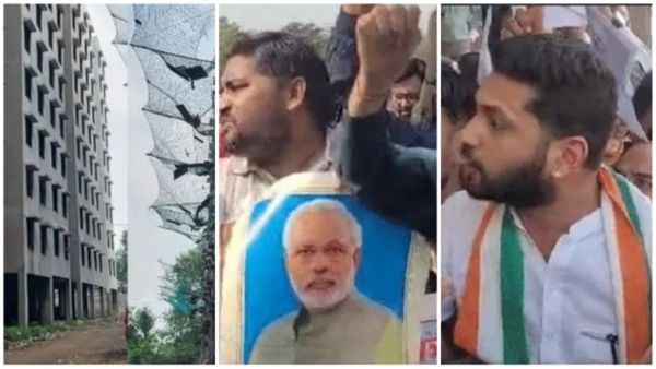 Bhopal News: पीएम मोदी की आवास योजना को अधिकारियों ने बनाया कचरा, भोपाल में नगर निगम ऑफिस का घेराव