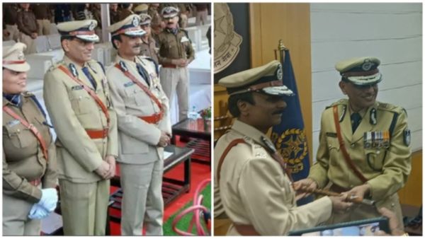 MP News: भोपाल में डीजीपी सुधीर सक्सेना की विदाई परेड: DCP बेटी ने बतौर कमांडर दी सलामी