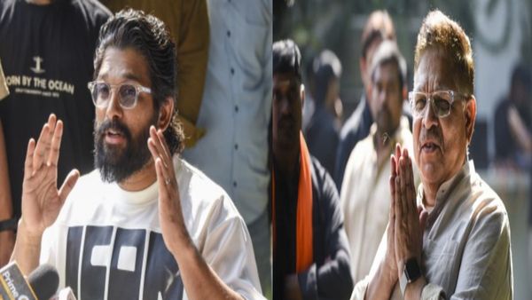 Allu Arjun के पिता ने पुष्पा 2 फिल्‍म की स्‍क्रीनिंग में हुई भगदड़ में घायल हुए लड़के से की मुलाकात