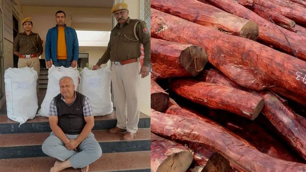 राजस्‍थान पुलिस के सामने झुका 'पुष्‍पा', चंदन की लकड़ी की तस्‍करी करते कोटा में गिरफ्तार