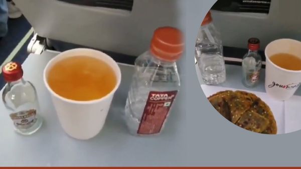 सूरत से बैंकाक के लिए रवाना हुई पहली फ्लाइट में यात्री चट कर गए पूरी शराब और स्नैक्स, देखें VIDEO
