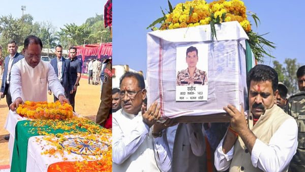 बीजापुर नक्सली हमले में शहीद हुए जवानों को अंतिम सलाम, CM विष्णुदेव साय ने पार्थिव शरीर को दिया कंधा