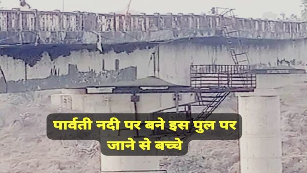 MP News: भोपाल-राजगढ़ सीमा में पार्वती नदी पर बना 49 साल पुराना पुल धंसा, सभी वाहनों की आवाजाही बंद