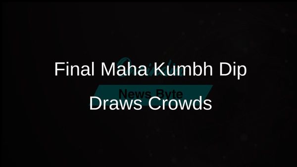 Mass Gathering at Sangam for Maha Kumbh's Closing Holy Dip on Mahashivratri