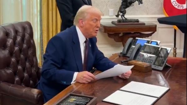 पीएम मोदी से मुलाकात से पहले डोनाल्‍ड ट्रंप ने लागू किया पारस्परिक टैरिफ, बोले- भारत सबसे अधिक शुल्क लेता है