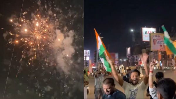 IND vs PAK: रायपुर में भारत की जीत पर जश्न, सड़कों पर निकले लोग, जयस्तंभ चौक पर हुई जमकर आतिशबाजी, VIDEO