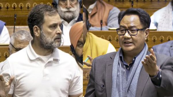 संसद में ट्रंप और PM मोदी पर राहुल गांधी ने आखिर ऐसा क्या बोला? जो भड़क उठे किरेन रिजिजू