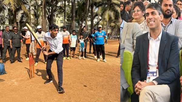 ब्रिटेन के पूर्व PM ने ऋषि सुनक ने थमा बल्ला,मुंबई में जमकर खेला क्रिकेट, कह डाली दिल की बात