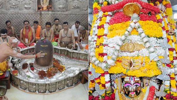 Ujjain News: महाकाल के सिर सेहरा सजा, साल में एक बार दिन की भस्म आरती में दिखा दिव्य रूप