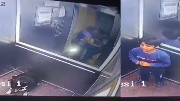 Noida Video: 'डॉगी को मत लाओ...', लिफ्ट में हाथ जोड़कर विनती करता रहा बच्चा, फिर जो हुआ देखें इस वीडियो में