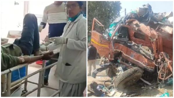 MP News Umaria: उमरिया में दो ट्रकों की भिड़ंत, मेटाडोर ट्रक में सवार 4 लोगों की मौत, चालक घायल