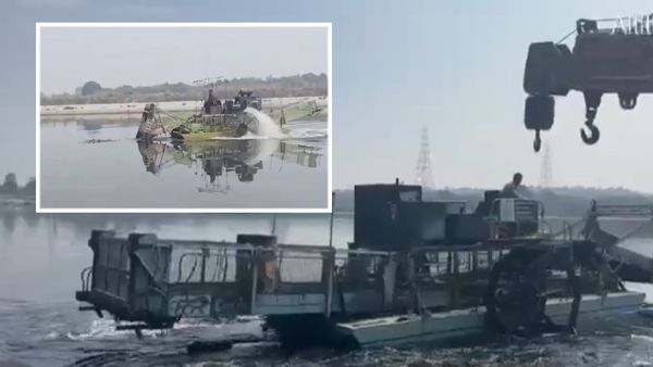 Yamuna River: 'जो वादा किया वो निभाया', यमुना नदी की सफाई का काम तेज, बड़ी-बड़ी मशीनें पहुंची