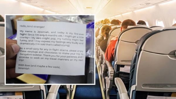 Baby First Flight:6 महीने के बेबी के साथ पहली उड़ान, पापा के जेस्चर ने जीता पैसेंजर्स का दिल, रखा खास सरप्राइज