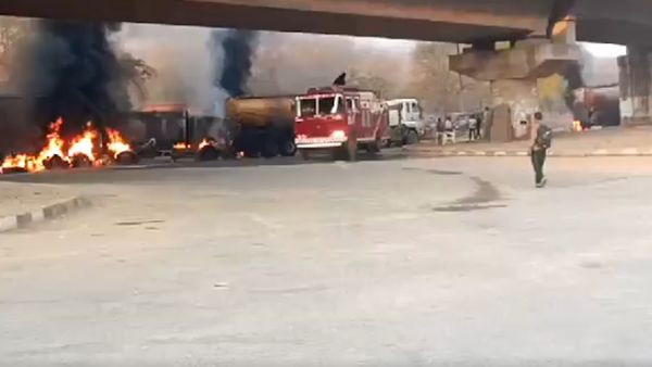 Rajasthan Accident: भीलवाड़ा-कोटा राजमार्ग पर भीषण हादसा, 3 टैंकरों में टक्‍कर के बाद लगी आग, चालक जिंदा जला
