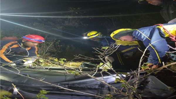 रुद्रप्रयाग में सड़क से 100 मीटर नीचे गहरी खाई मे गिरी स्कूटी, हादसे में तीन युवकों की मौत