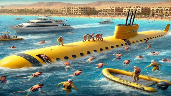 Submarine Accident in Red Sea: मिस्र में रूसी पर्यटकों से भरी सबमरीन डूबी, 6 की मौत, कई घायल