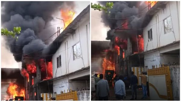 Bhopal News: भोपाल के गोविंदपुरा इंडस्ट्रियल एरिया में केमिकल फैक्ट्री में भीषण आग, लाखों का नुकसान