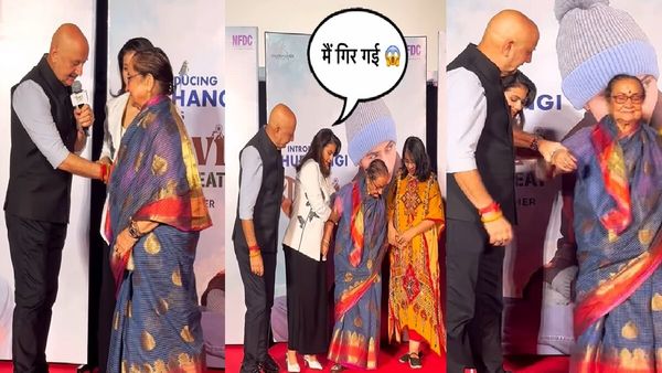 स्टेज पर अनुपम खेर की मां के साथ होने वाली थी ये बड़ी घटना, काजोल ने ऐसे बचाया, वीडियो हुआ वायरल