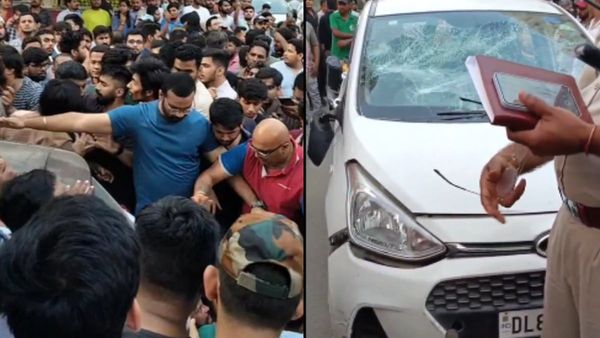 दिल्ली के ओल्ड राजिंदर नगर में तेज रफ्तार कार ने मारी टक्‍कर, 5 IAS अभ्‍यर्थी घायल, सड़कों पर उतरे नाराज छात्र
