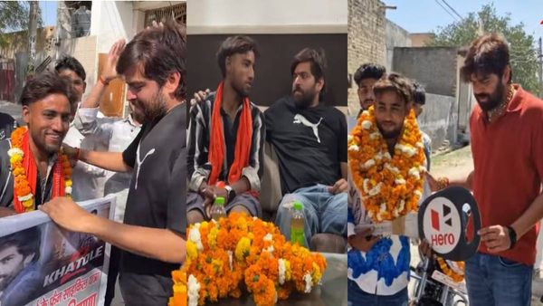 Masoom Sharma: 500KM साइकिल चलाकर मासूम शर्मा से मिलने पहुंचा जबरा फैन, सिंगर ने बाइक की गिफ्ट, Video Viral