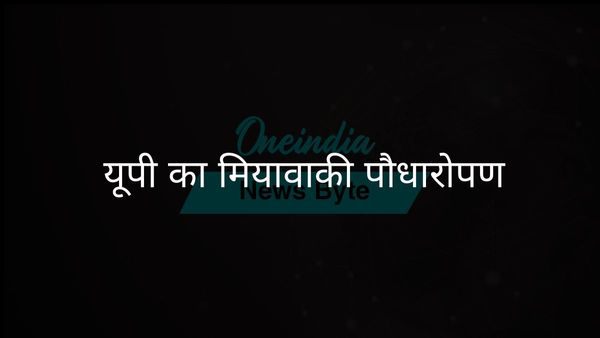 उत्तर प्रदेश में पृथ्वी दिवस के अवसर पर मियावाकी पद्धति से 310 एकड़ में पौधे रोपे गए