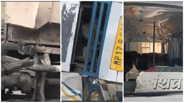 Rewa News: रीवा-सेमरिया मार्ग पर भीषण सड़क हादसा, ओवरटेक के दौरान बस पलटी, बाइक सवार तीन युवकों की मौत