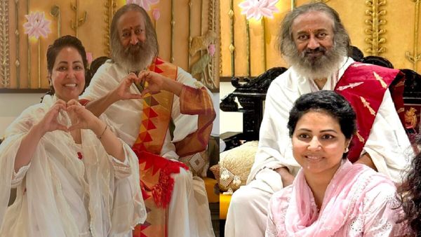 'मैं अलग धर्म की हूं और श्री श्री रविशंकर ने', कैंसर पीड़ित हिना खान ने आध्यात्मिक गुरु को लेकर दिया ऐसा बयान