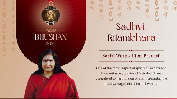 पंजाब की निशा कैसे बनीं साध्वी ऋतंभरा? पद्म भूषण मिलते ही क्‍यों वायरल हो रहे राम मंदिर आंदोलन वाले ये वीडियो?