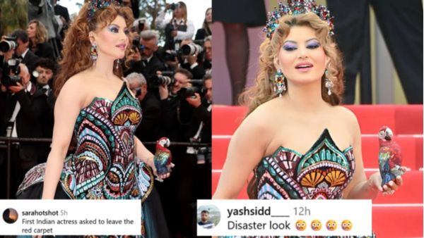 Cannes की ड्रेस पर लाखों खर्च कर 'तोतापरी' बनी उर्वशी रौतेला, हुईं भयंकर ट्रोल, बोले- 'डिजास्टर'