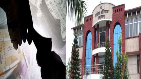 टिहरी की तहसील में विजिलेंस का छापा, घूसखोर नाजिर 15 हजार रुपए की रिश्वत लेते हुए रंगे हाथ गिरफ्तार