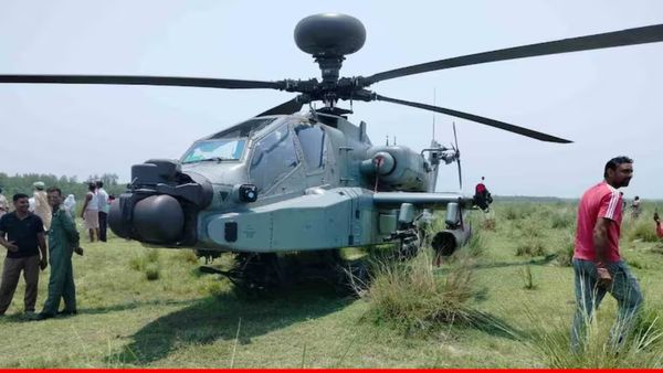 Apache helicopter: तकनीकी खराबी के चलते खेत में उतरा भारतीय वायुसेना का हेलीकॉप्टर, पायलट सुरक्षित