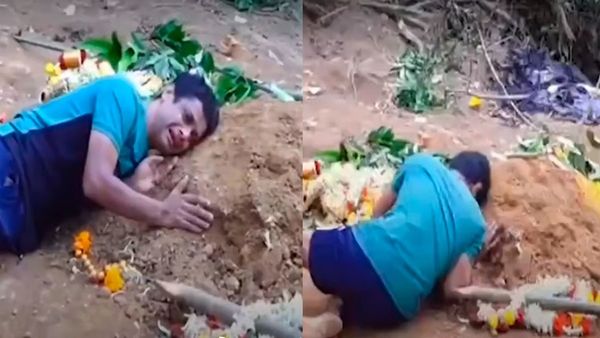 Video: जिस जमीन को बेटे के लिए खरीदा, वहीं उसको दफनाया, कब्र से लिपटकर रोते पिता को देख फट जाएगा कलेजा