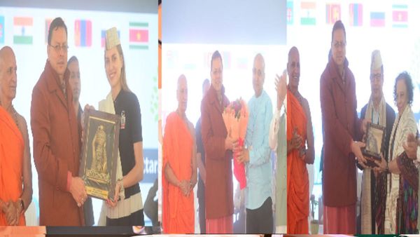 International yoga day:भराड़ीसैंण में विदेशी राजनयिक समेत कई हस्तियां, CM धामी ने किया खास अंदाज में स्वागत