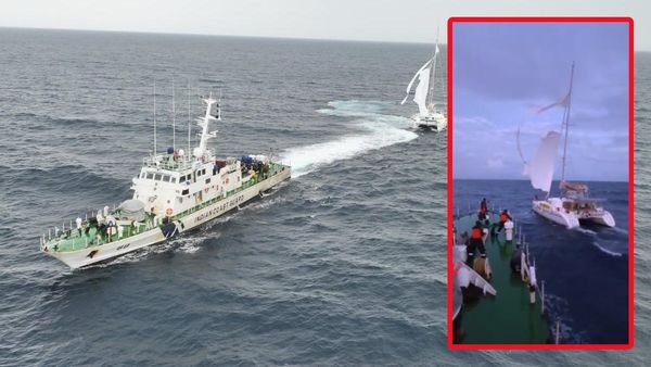 समुद्र में फंसी ‘Sea Angel’! Indian Coast Guard ने बचाई 2 फॉरेनर की जान, अंडमान के पास का है मामला