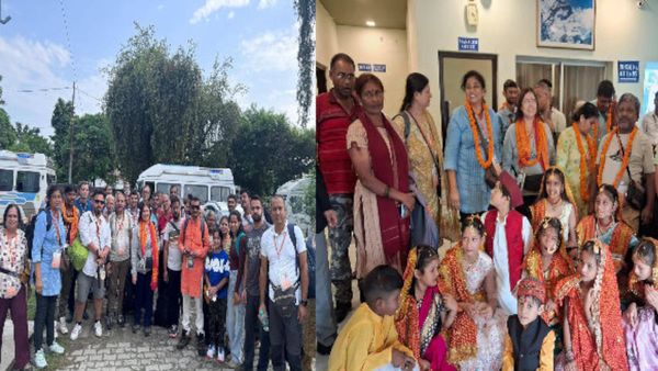 5 साल बाद कैलाश मानसरोवर यात्रा के लिए जत्थों के आने का सिलसिला जारी, ढोल दमाऊं की धुनों पर भी जमकर थिरके