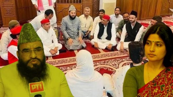 Dimple Yadav Controversy: डिंपल यादव पर मौलाना साजिद रशीदी का सबसे गंदा बयान, BJP का प्रदर्शन-सपा की चुप्पी!