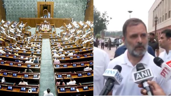 'मैं नेता प्रतिपक्ष हूं हमें बोलने की अनुमति नहीं दी जा रही', संसद के बाहर सरकार पर भड़के राहुल गांधी