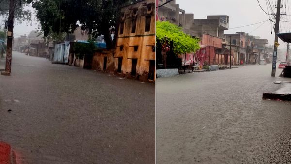 Rain in Rajasthan: राजस्थान के अलवर-धौलपुर में बाढ़ जैसे हालात, इन 3 जिलों में अतिवृष्टि का अलर्ट