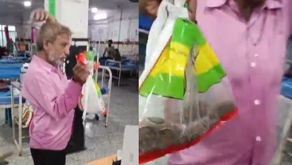 'इसी ने काटा है साहब', थैली में सांप लेकर अस्पताल पहुंचा शख्‍स, डॉक्टर रह गए हक्का-बक्का, VIDEO वायरल